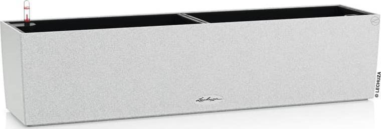 Lechuza LECHUZA Donica BALCONERA Stone 80 ALL-IN-ONE, kolor biały kwarc