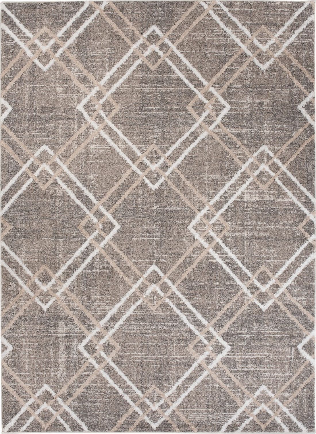 Carpetpol Dywan SOFT KOMFORT V454A COKEN BEIGE TROYA EPT NOWOCZESNY POLIESTER (1.20*1.70)