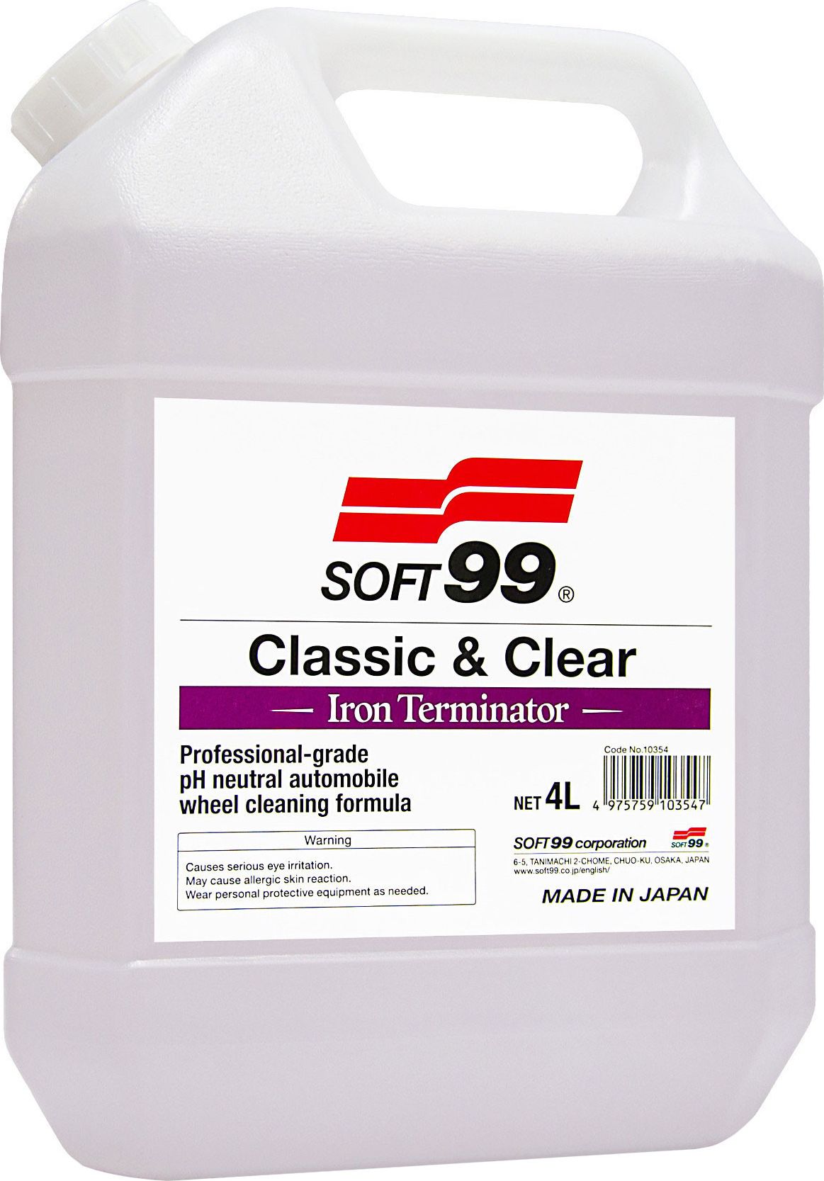 Soft99 Iron Terminator, deironizator, 4L