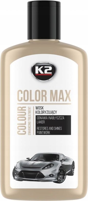 K2 K2 WOSK KOLORYZUJĄCY, NABŁYSZCZA I CHRONI. COLOR MAX 250 BIAŁY 250ML