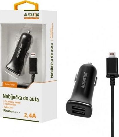 Ładowarka Aligator CHA0012 2x USB-A 2.4 A (CHA0012)