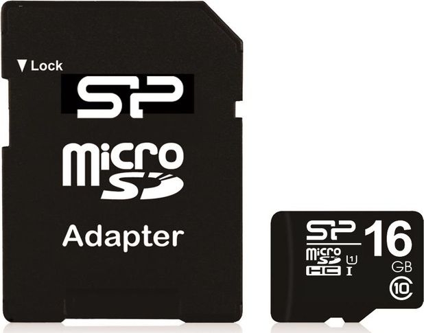 Karta Silicon Power MicroSDHC 16 GB Class 10 (SP016GBSTH010V10SP)