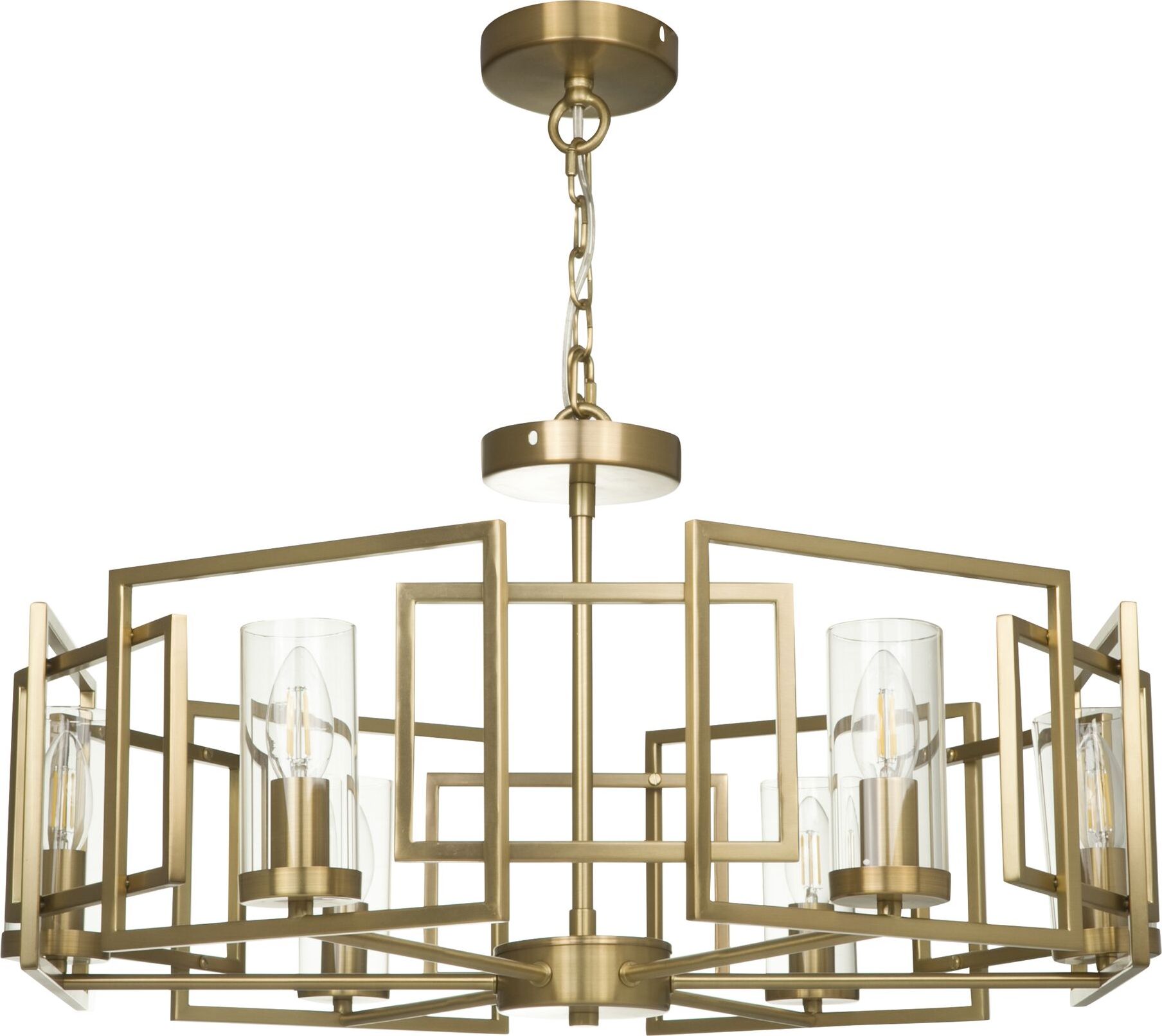 Lampa wisząca Maytoni Klasyczna lampa sufitowa do salonu Maytoni Bowi H009PL-06G