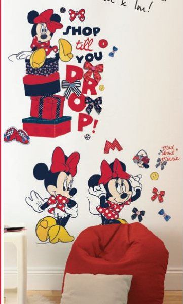 decofun Naklejki Disney Myszka Mini Minnie Mouse duża naklejka