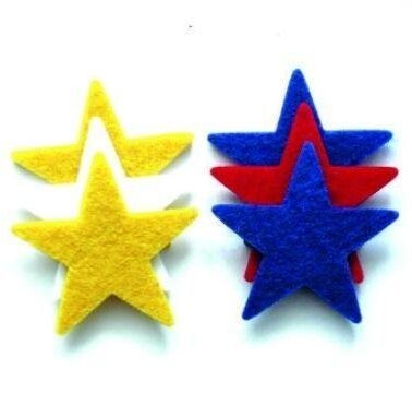 Gwiazdki z filcu 6szt
