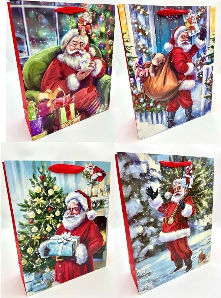 W&K Torebka upominkowa świąteczna KR 3675 L