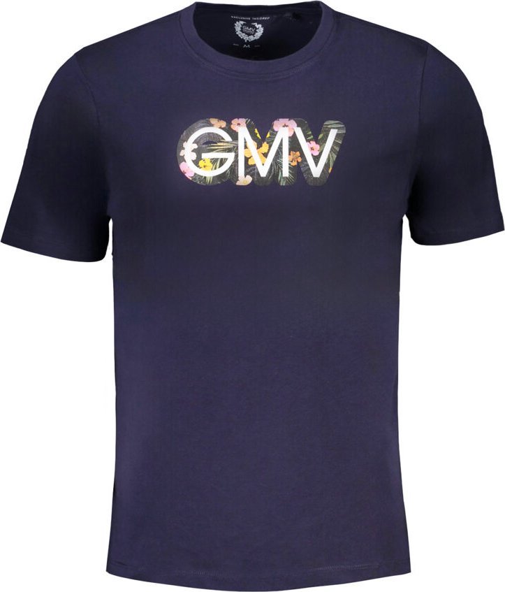 Gian Marco Venturi T-SHIRT MĘSKI Z KRÓTKIM RĘKAWEM GIAN MARCO VENTURI NIEBIESKI M