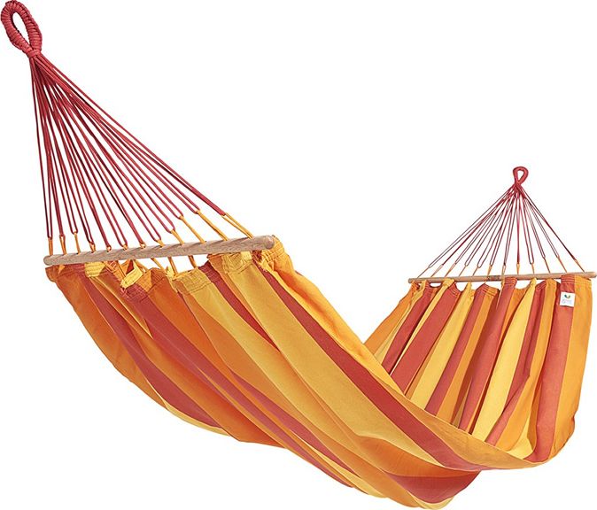 Graphik Hamak z drążkiem, czerwono-pomarańczowy GRAPHIK
