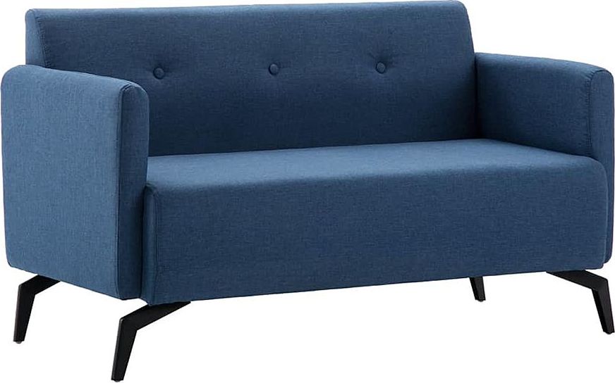 Elior Stylowa 2-osobowa sofa Rivena 2X - niebieska