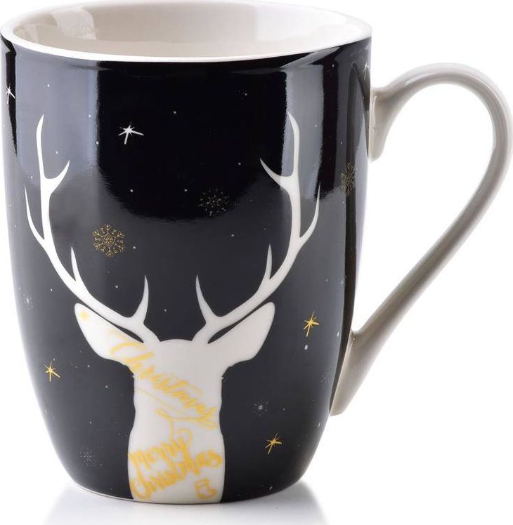 Affek Design Santa Lila Kubek 350ml H10.5x11.5x8cm Lumarko! (HTPL0394-SW Mondex) - 5902643380394