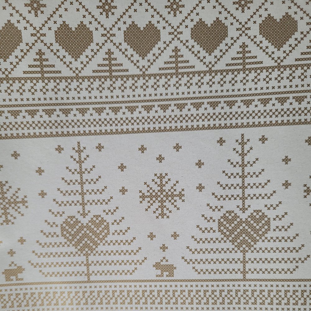 Fastima Papier świąteczny do pakowania kolorowy 70cmx3m 3m40