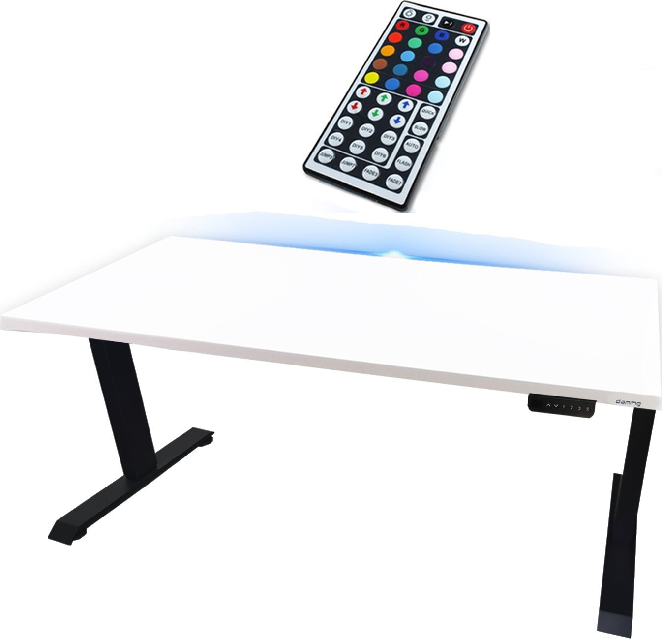 BIURKO ELEKTRYCZNE STABILNE REGULOWANE NOGI LOFTOWE METALOWE PRODUCENT