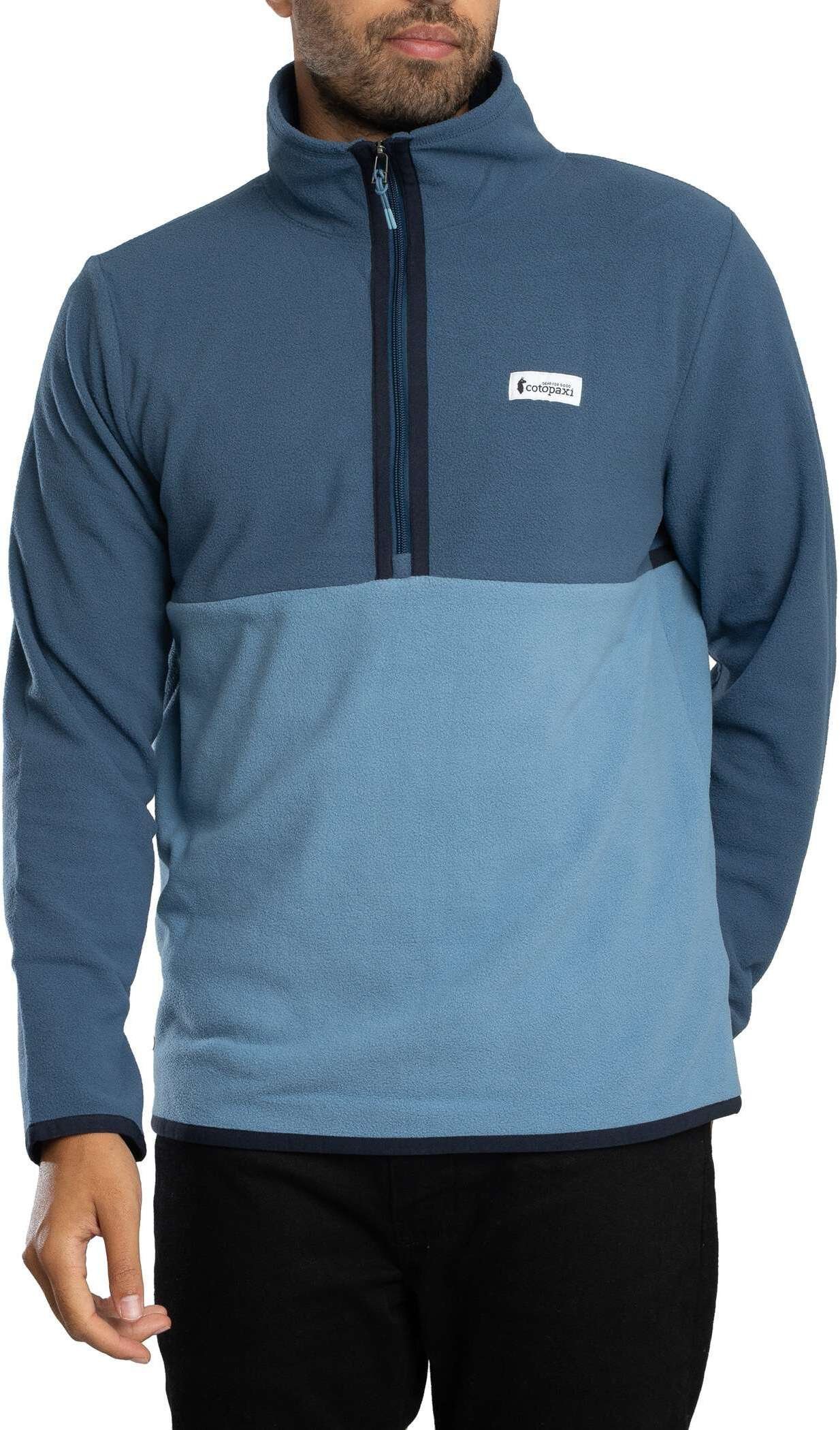 M'S Amado Fleece Pullover, Deep Sea and Fjord, M