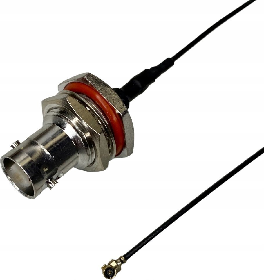 Kabel RF Connectors Pigtail uFL IPEX IPX - BNC gniazdo 1,13mm 15cm