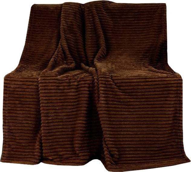 Multitex Koc 150 x 200 Mikrofibra Tłoczona Diuna 18