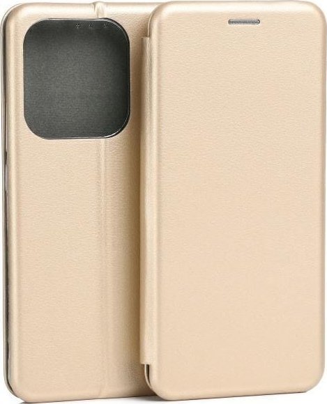 Etui Beline Book Magnetic Xiaomi Redmi Note 14 5G złoty/gold