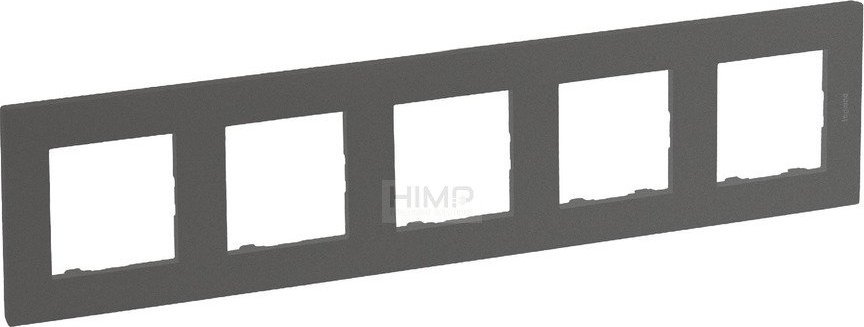 Legrand Niloe Step Ramka pięciokrotna 5x stalowy 863495