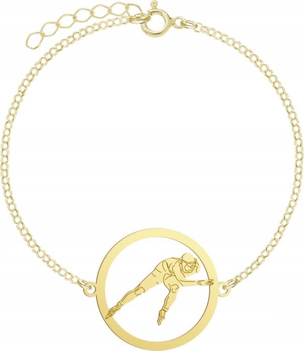 Radziszewska Jewellery Pozłacana Bransoletka Panczenista GRAWER GRATIS