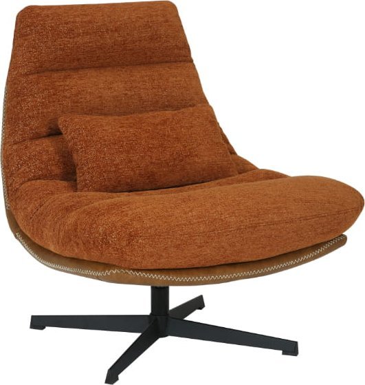 Signal Fotel tapicerowany FELICIA RAVEN cynamonowy/brąz