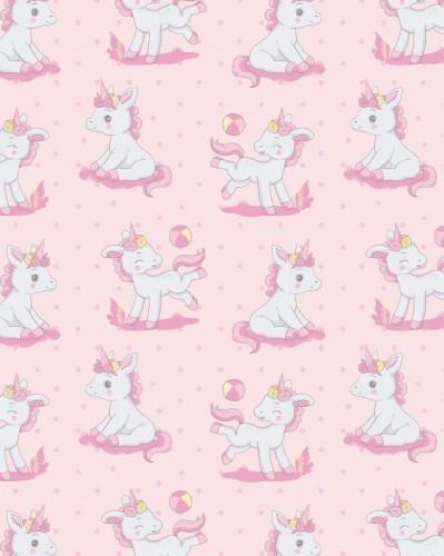 Faro Kocyk Dzieciecy 80 x 100 Sherpa Milo 004 Jednoroże