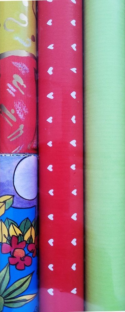 Zestaw ozdobny do pakowania prezentów 57cmx2m NR.6