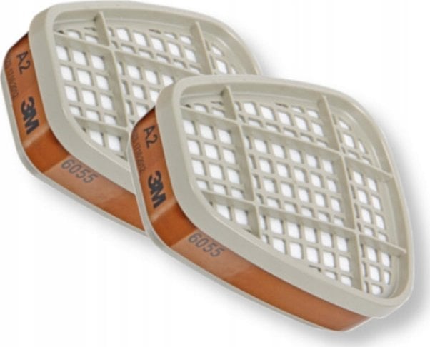 3M Filtr zapewniający ochronę przed gazami i parami 3M, A2, 6055, 2 szt.