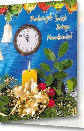 Top Graphic Karnet B6 Boże Nar. Lakierowany Świecki (10sz) MIX