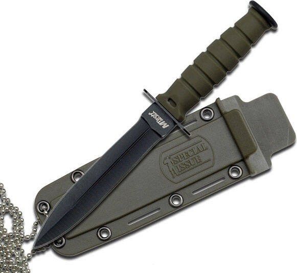 Master Cutlery NÓŻ TAKTYCZNY NA SZYJĘ służby specjalne USA MT-632DGN