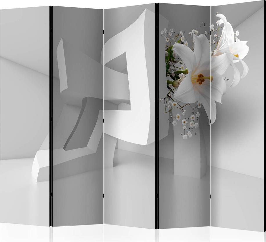 Artgeist Parawan 5-częściowy - Zakręcona iluzja II [Room Dividers] uniwersalny