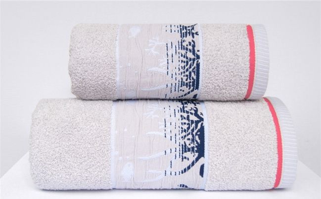Greno RĘCZNIK "GRENO" KRITI 70X130 POPIELATY