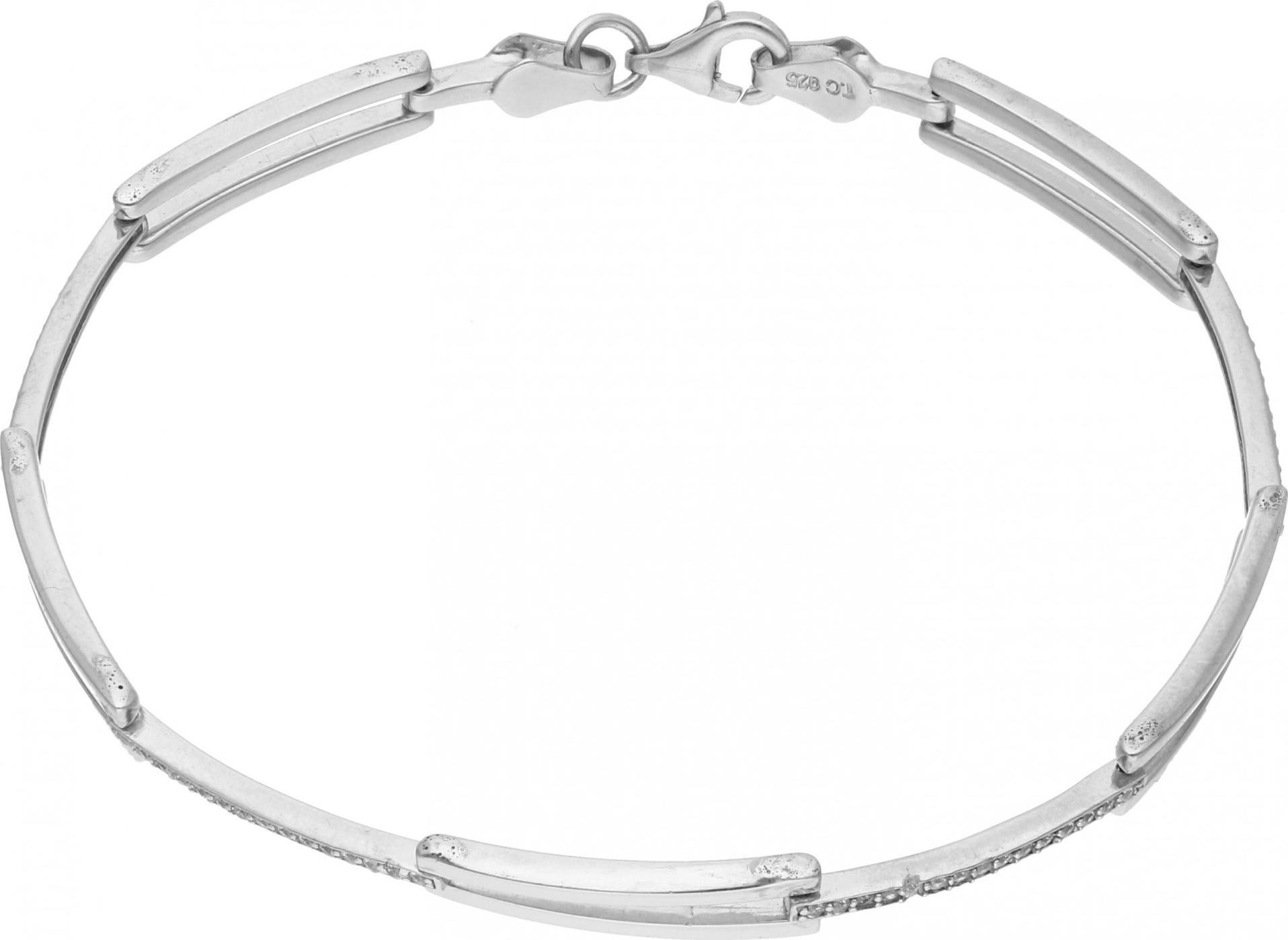 Rosanto Modułowa bransoleta z cyrkoniami 19 cm 925