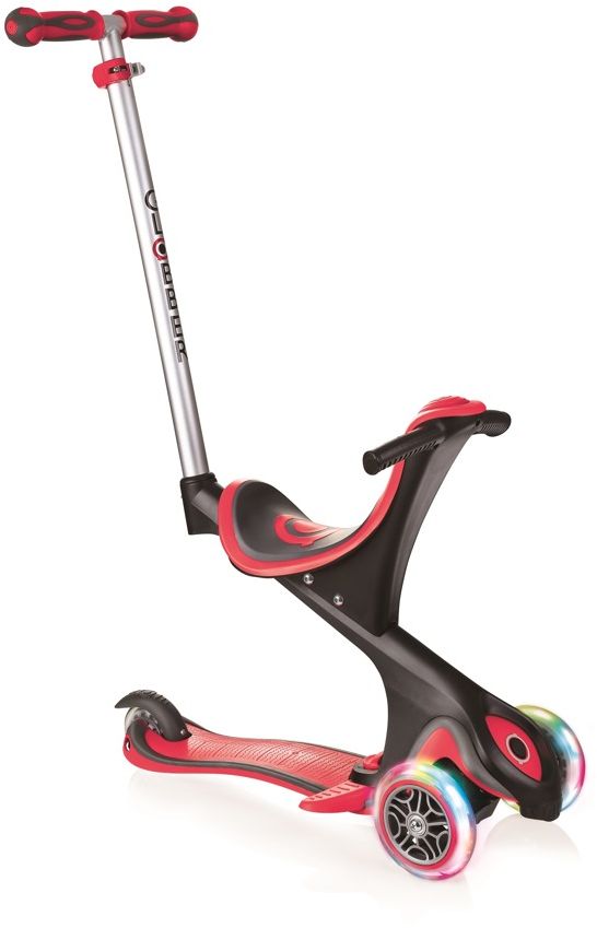 Hulajnoga Globber Evo Comfort Lights Czerwona (459-102)