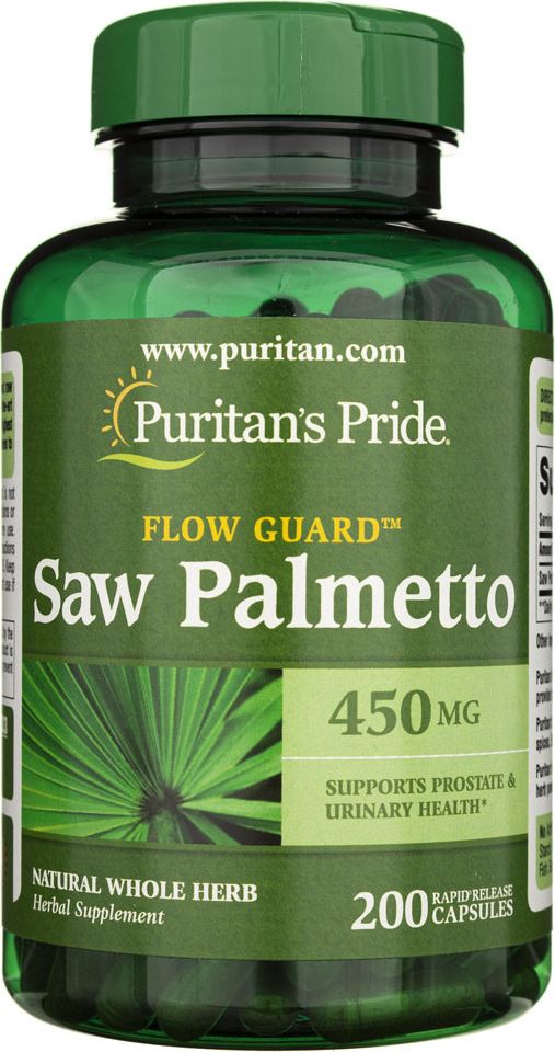 Puritans Pride Puritan's Pride Palma Sabałowa 450 mg - 200 kapsułek