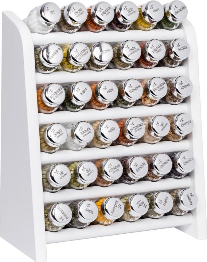 GALD Przyprawnik półka na przyprawy zestaw 36 szt