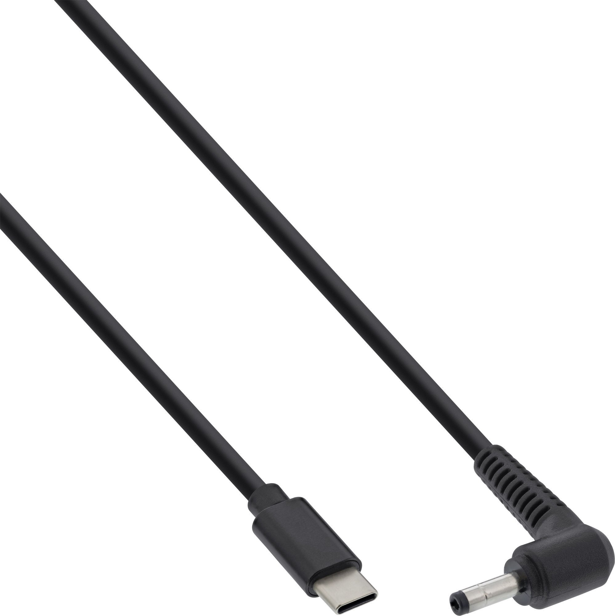 Kabel USB InLine USB-C - DC 4 x 1.7 mm 2 m Czarny (26675)