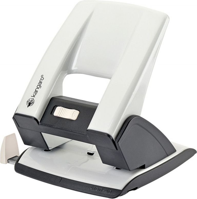 Dziurkacz Kangaro Aion-40 40 kartek Biały (KAA40-14)