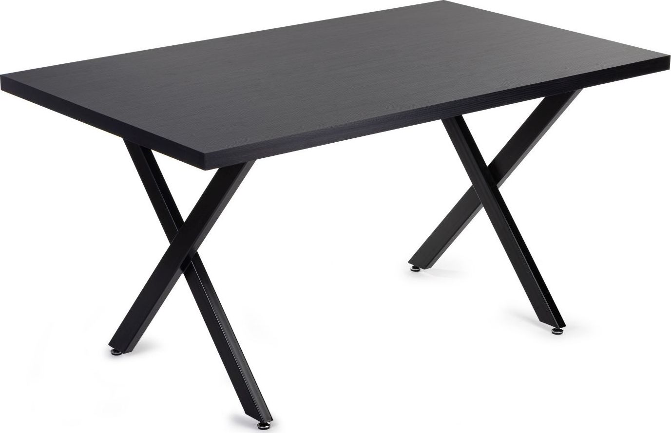 H&S Decoration Czarny stół Stormi Black 150x90 cm HowHomely
