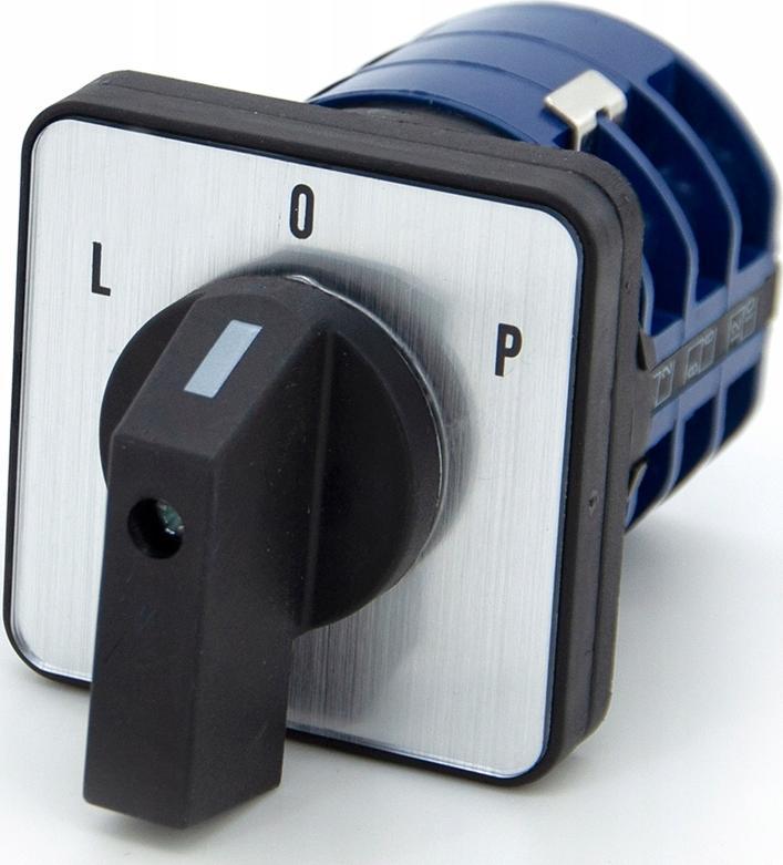 ELS Elektrotechnika ŁĄCZNIK KRZYWKOWY TABLICOWY LEWO PRAWO 32A 3P LW32 L-0-P 3P T