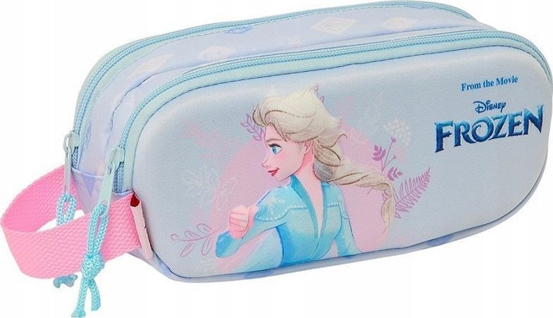 Piórnik szkolny dla dziewczynki saszetka rozkładany KRAINA LODU ELSA 3D