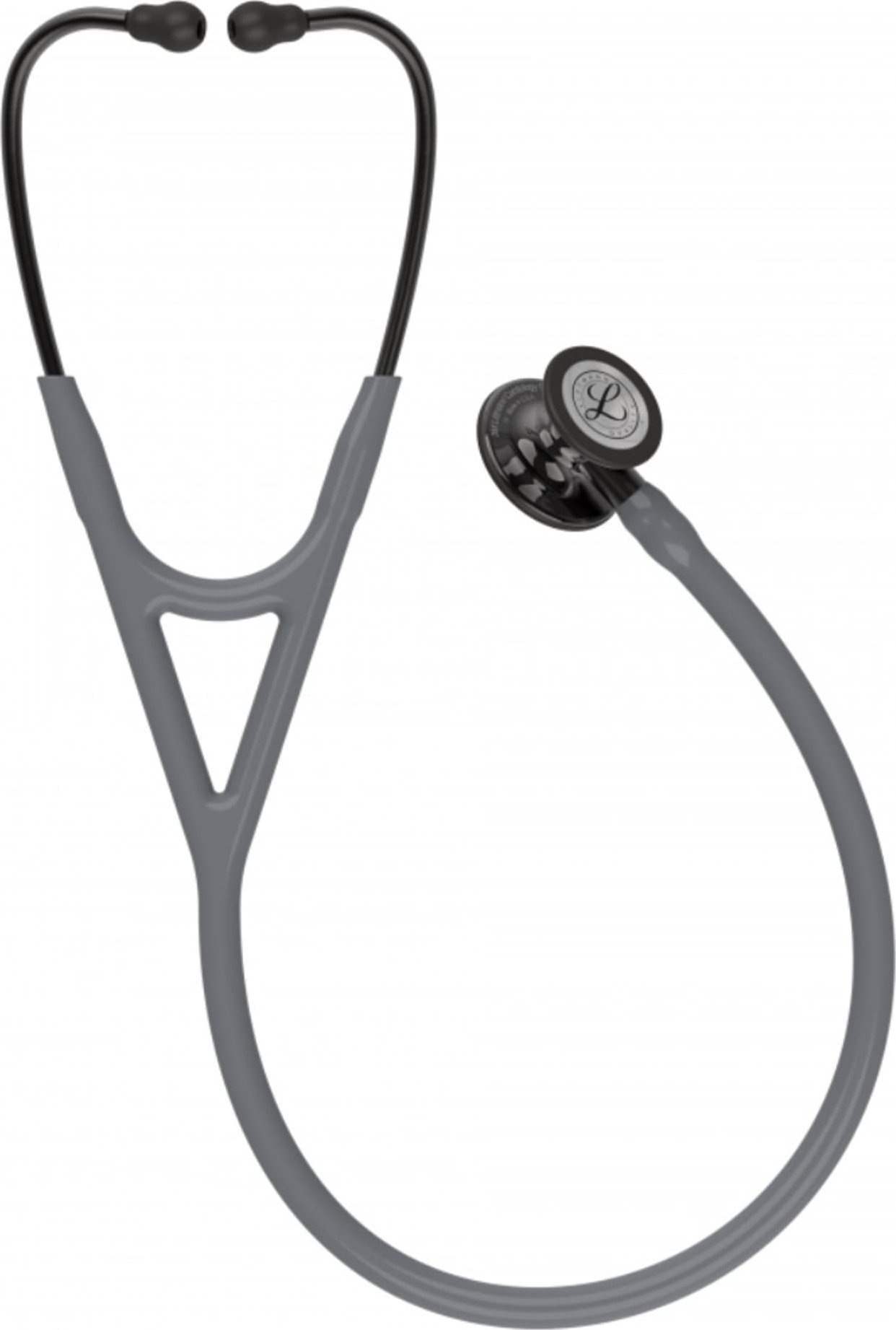 Littmann Stetoskop Littmann Cardiology IV 6238 Stetoskop kardiologiczny High Polish Smoke-Finish, przew.szary,trzon smoke,lira smoke