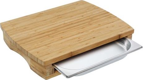 Deska do krojenia Zassenhaus z tacą na okruszki drewniana
