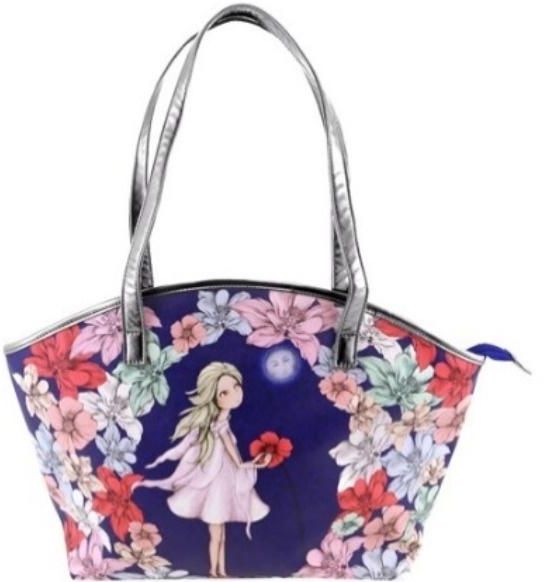 Santoro Torebka Curved Shopper Bag Midnight Garden granatowa (273820)