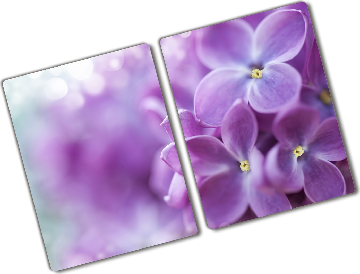 Deska do krojenia Tulup szklana Kwiaty bzu 2 52x2szt.