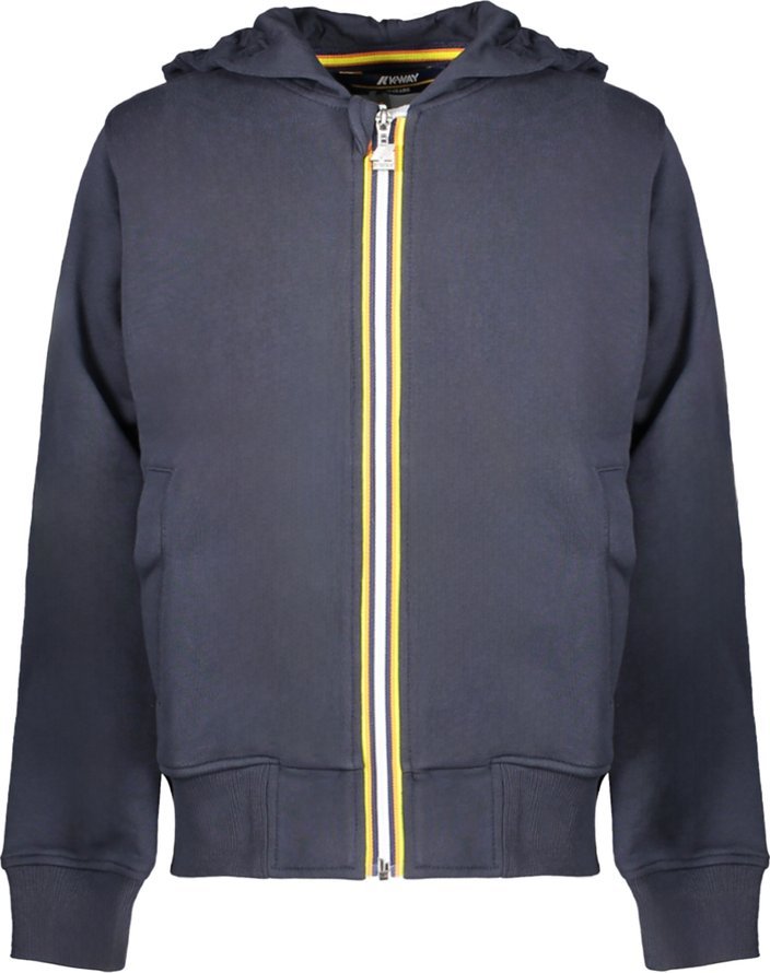 K-WAY BLUZA DZIECIĘCA K-WAY Z ZAMKIEM NIEBIESKA 4 lata