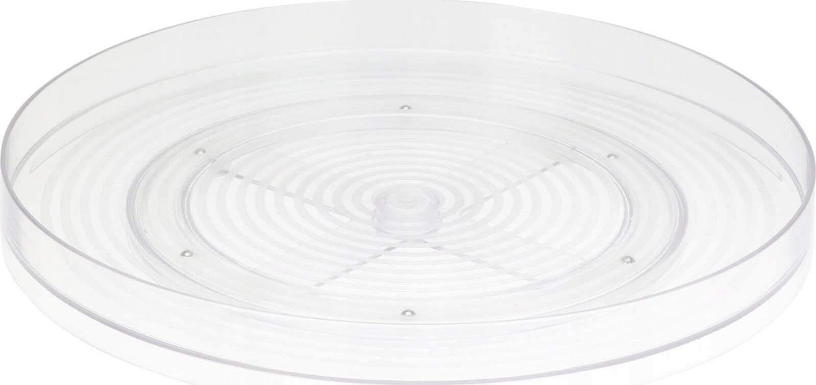 Storage Solutions Organizer do lodówki okrągły obrotowy, niski