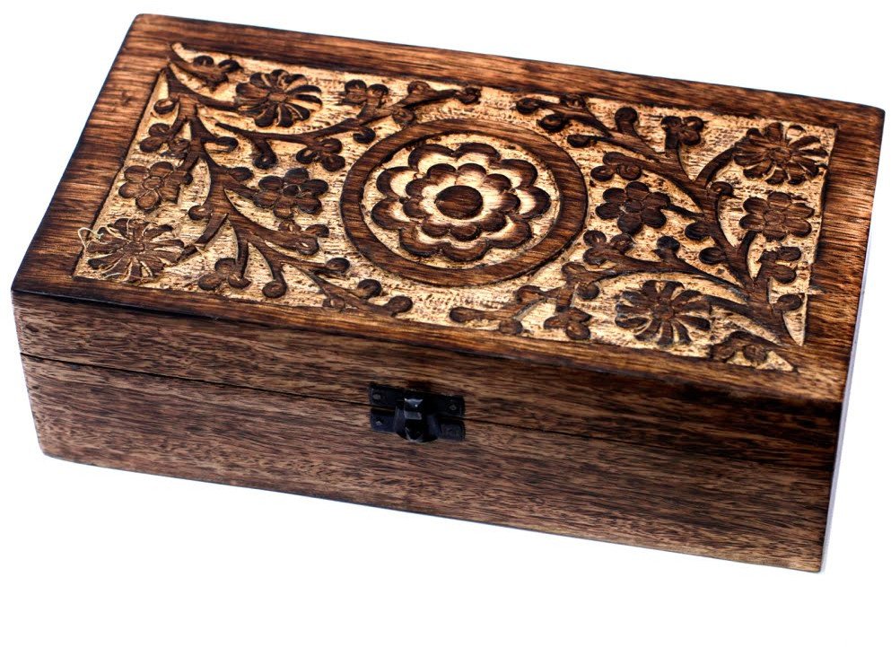 Pudełko do olejków - Floral na 32 olejki