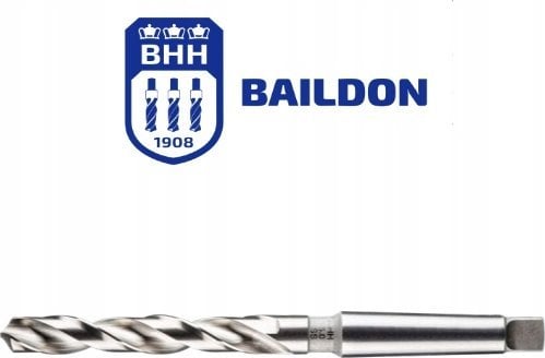 Wiertło do metalu Baildon DIN 345 RN NWKc 24,5 mm, HSS (S), 281-160 mm (chwyt MK3)