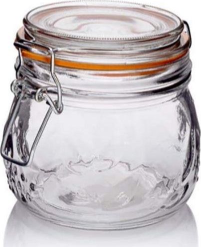 Pigmejka Słoik na owoce 0,5 l z klamrą uniwersalny (9775-uniw) - 9775-uniw