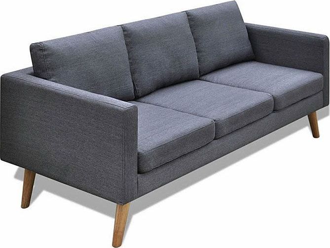Elior Sofa 3-osobowa Lavinia 3L - ciemny szary