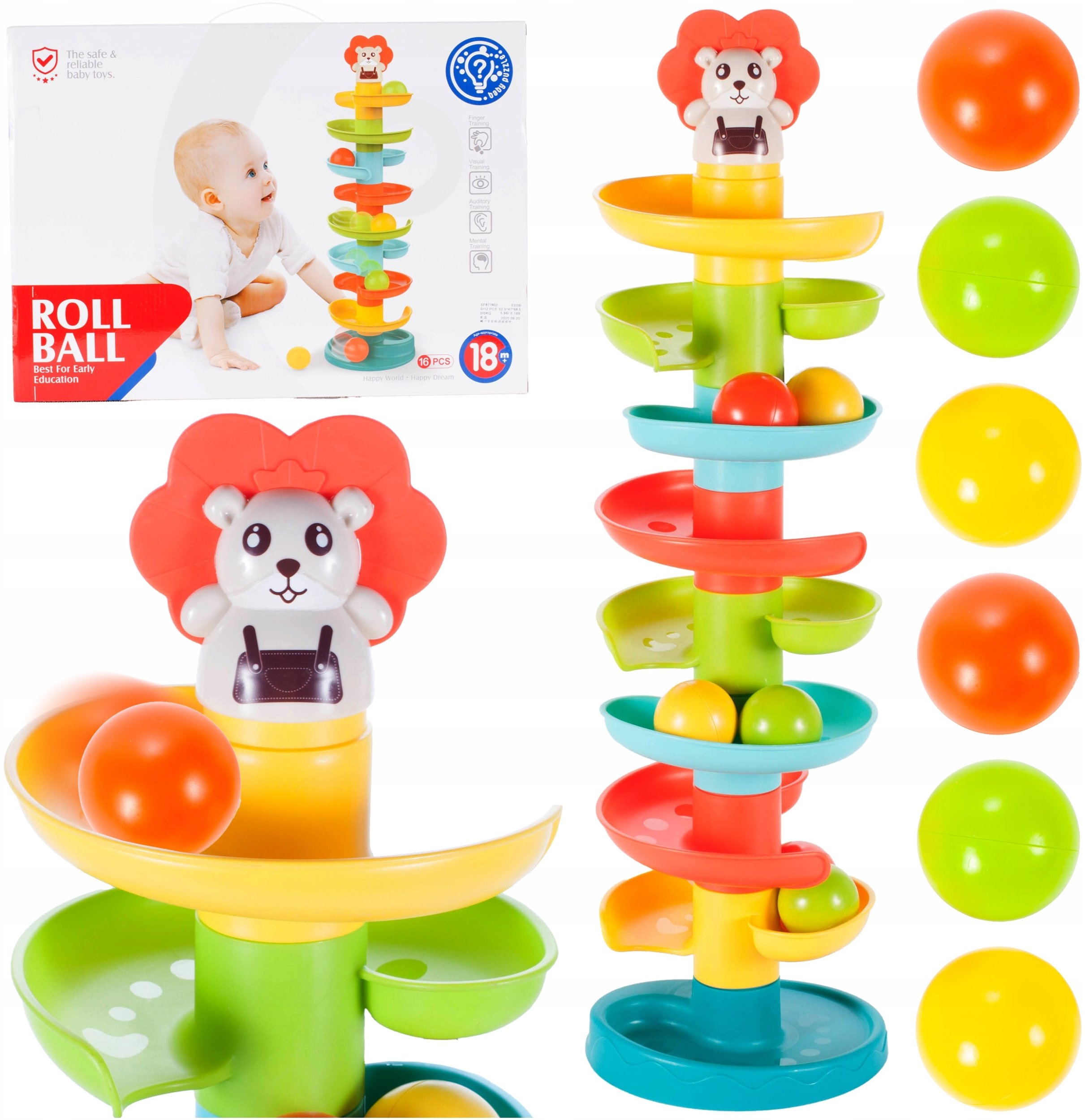 Wieża z Piłeczkami Kuleczkowa Piramida Zjeżdżalnia 60cm